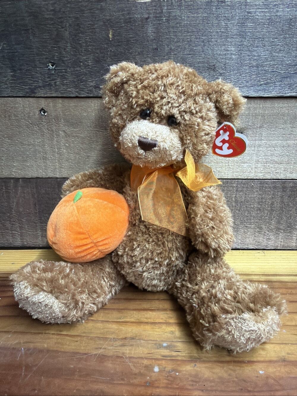 Ty Classic "Bumpkin" The Bear Soft Plush With Tags 9” Sitting